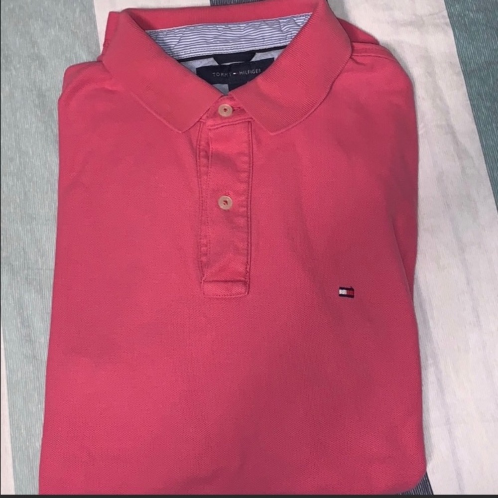 Tommy Hilfiger Salmon Polo L